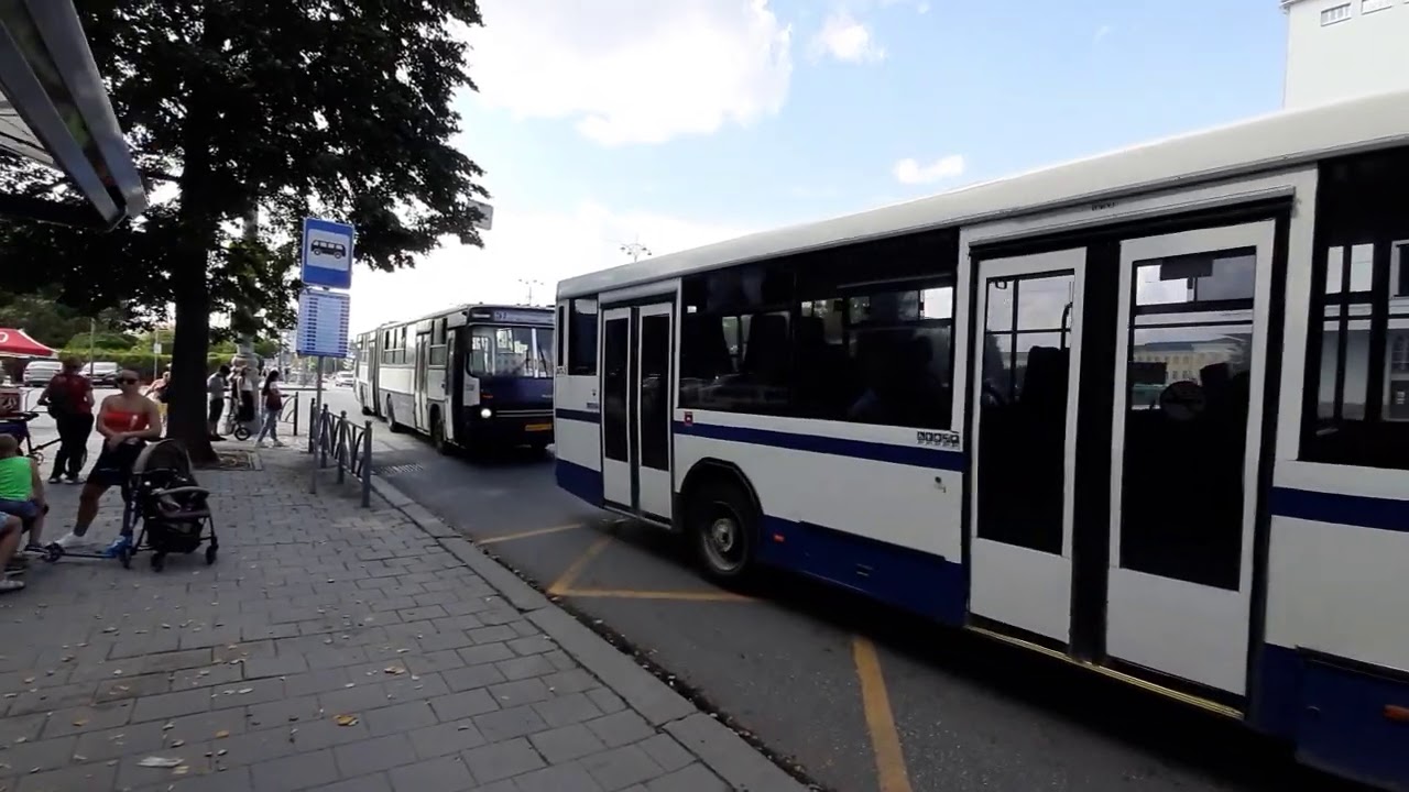 Живое ретро! Икарус-283 на линии!
