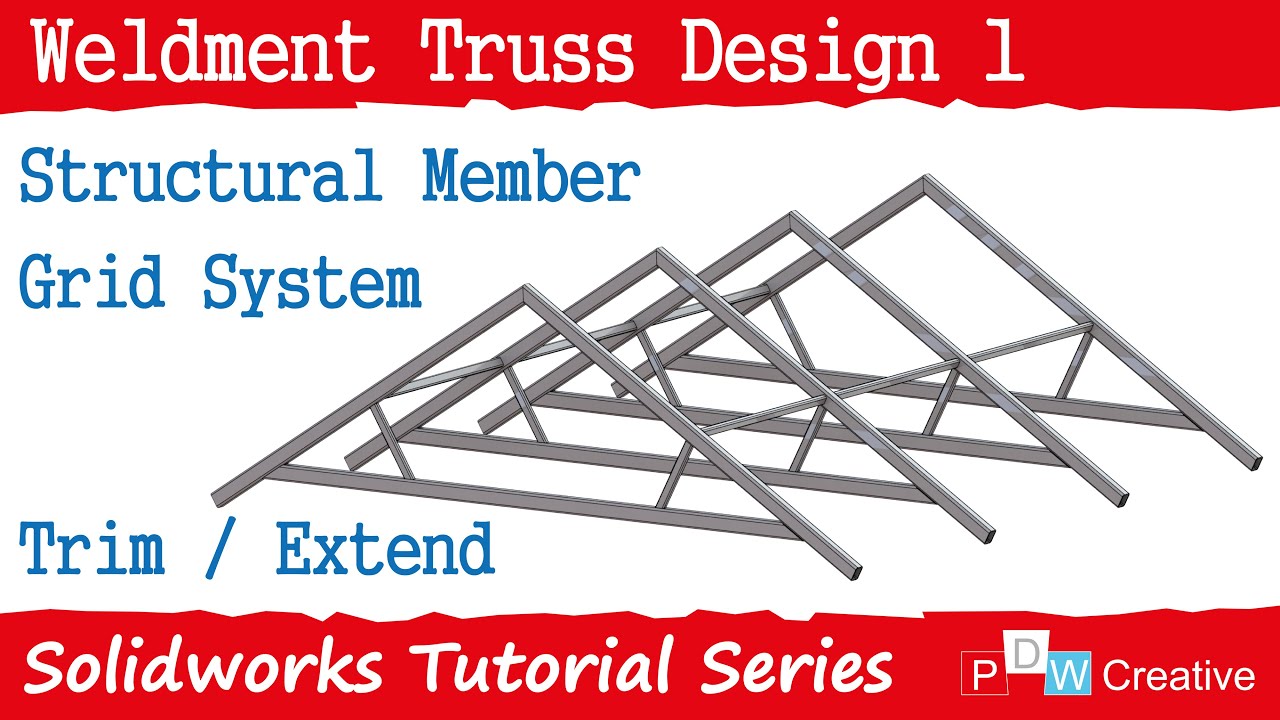 Проектирование сварных ферм Solidworks 1