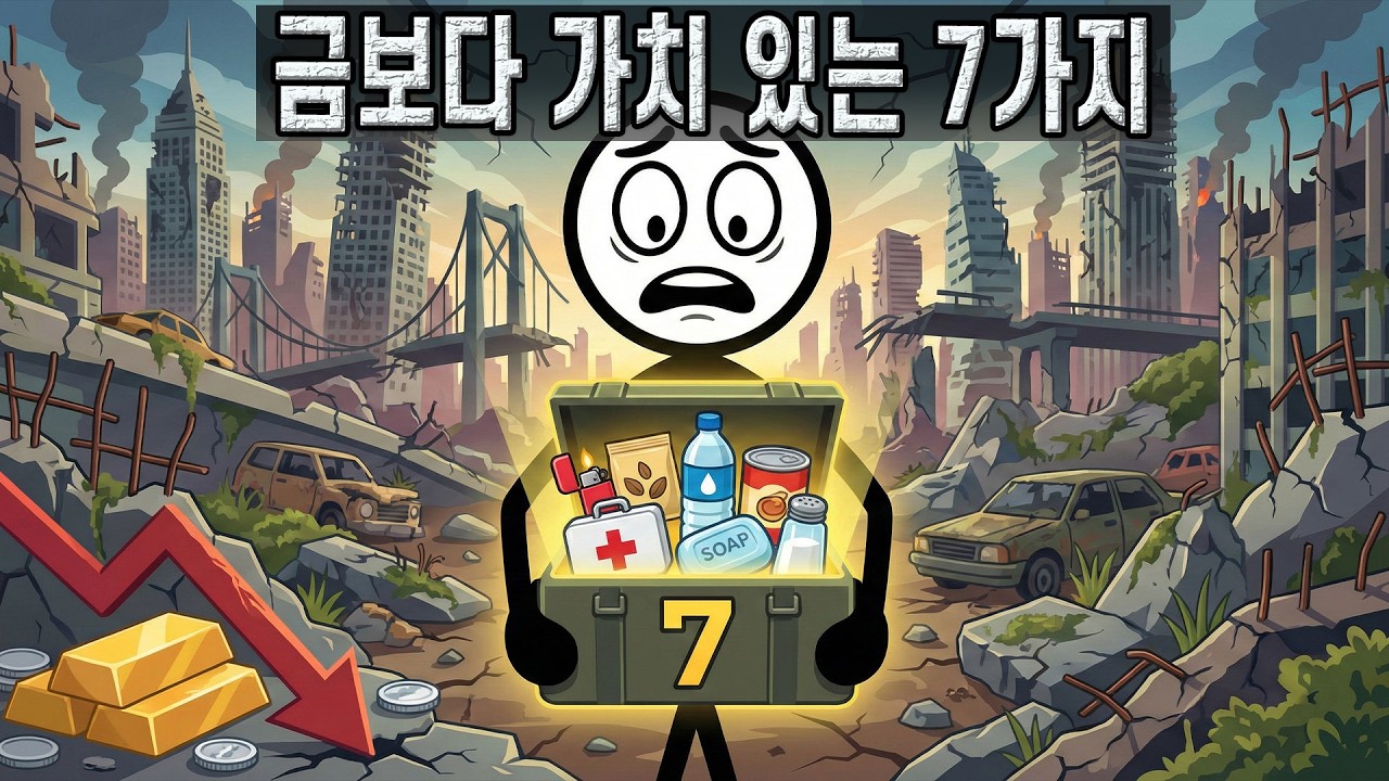 🚨붕괴 후 금과 은보다 더 가치 있을 7가지 저렴한 아이템 | 단돈 6만 5천 원으로 완성하는 완벽한 생존 포트폴리오