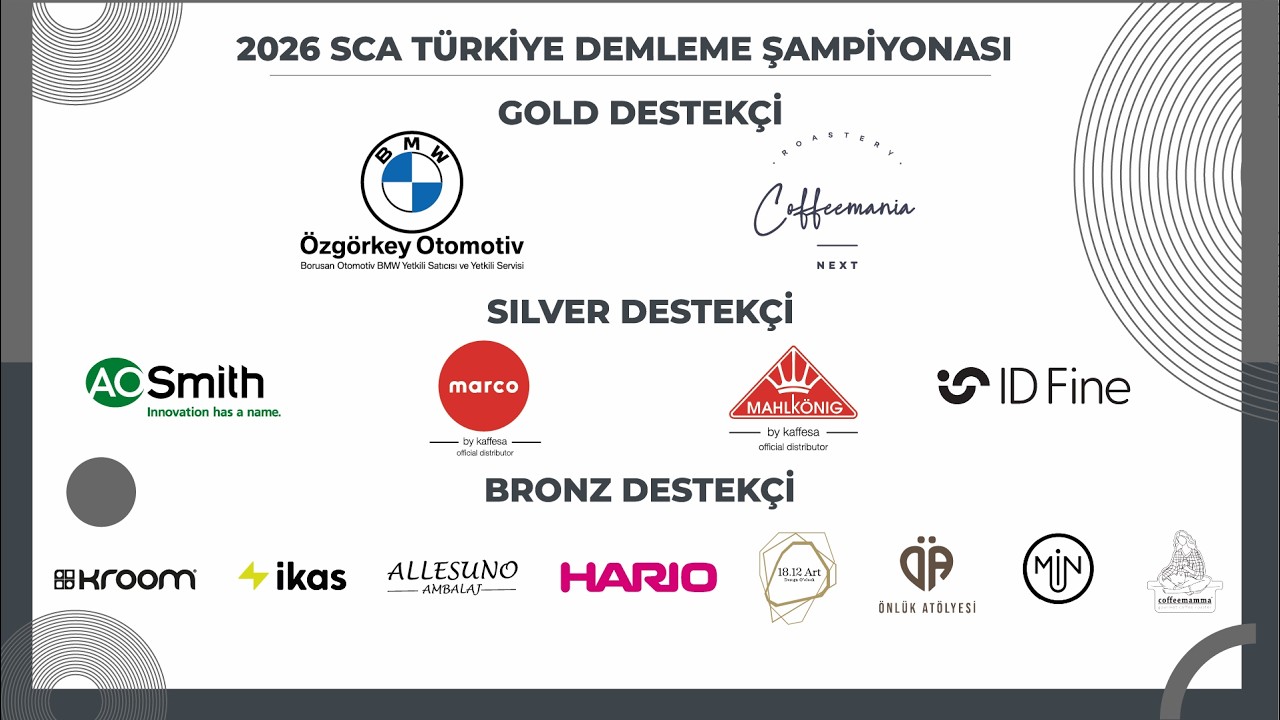 2026 SCA T&uuml;rkiye Demleme Şampiyonası