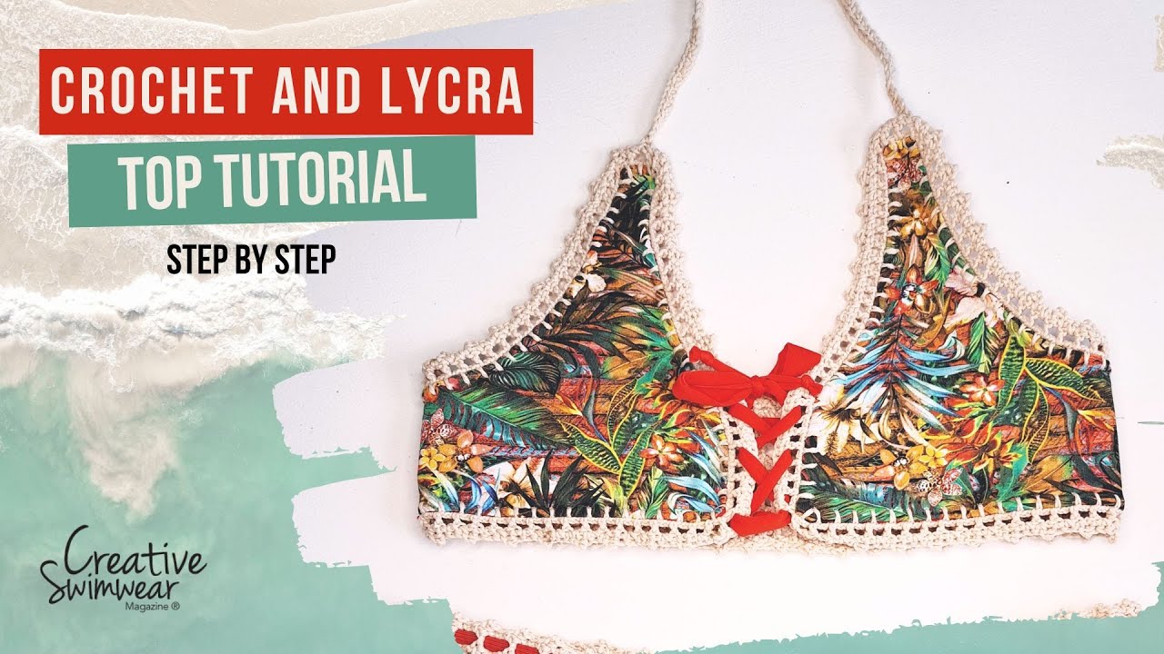 Reversible CROCHET BIKINI made with lycra! #crochetbikini #bikini