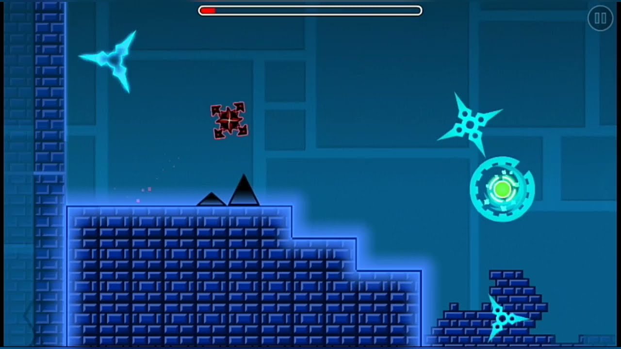mapa azul :v  (geometry dash)