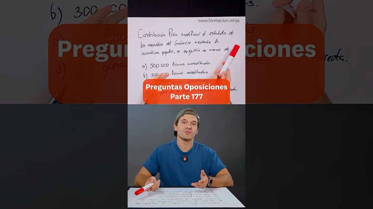 Preguntas de Oposiciones (Parte 177) tipiqu&iacute;sima de Constituci&oacute;n