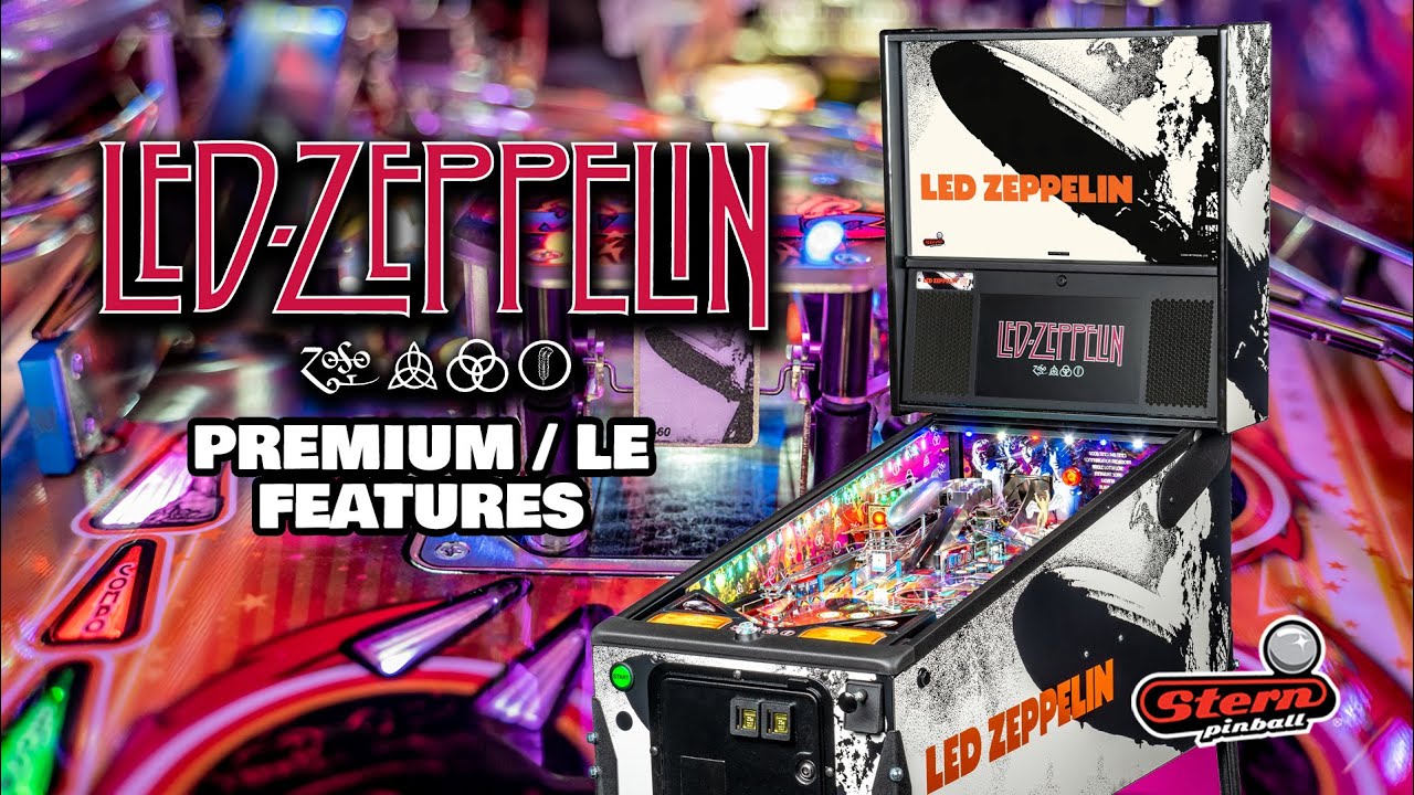 Led Zeppelin Pinball - Premium/LE Model Game Features