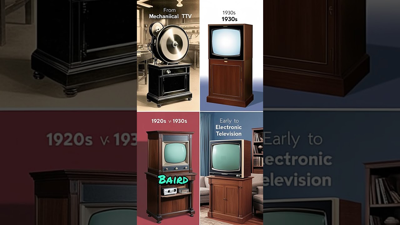📺The World&rsquo;s First Mechanical TV How John Logie Baird Changed Television Forever#history #facts #tv