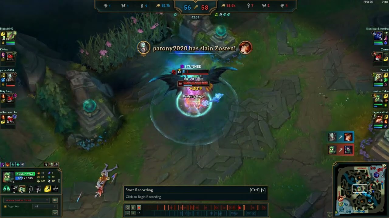 League of Legends Moments #4: Tryndamere Ultimate vs Elder Dragon Buff