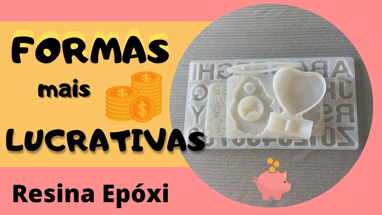 FORMAS MAIS LUCRATIVAS para INICIANTES Resina Epóxi - Fernanda Fernandes