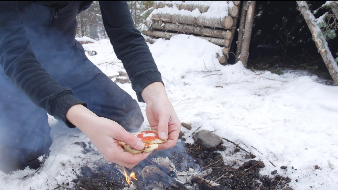 Cooking a Pizza and Making a Rock Fireplace — Forest Life Season 2 Ep. 8