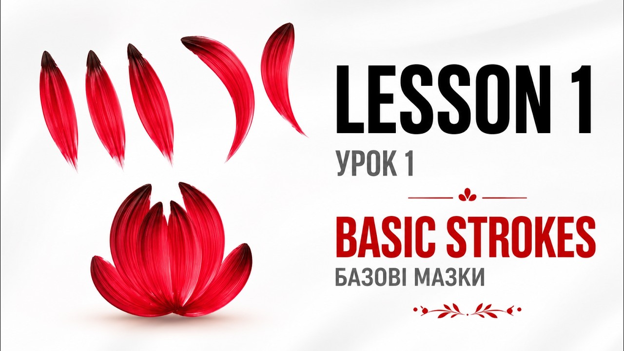 How to Paint Flowers: Petrykivka One Stroke Folk Art Tutorial (Ukrainian Heritage)