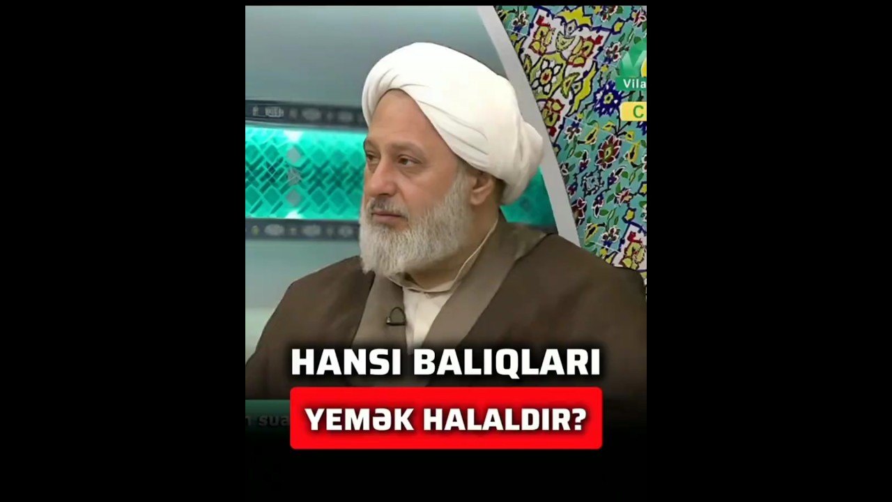 Hansı balıqları yemək halaldır? - Ustad Məhəmməd Baqir Saivər