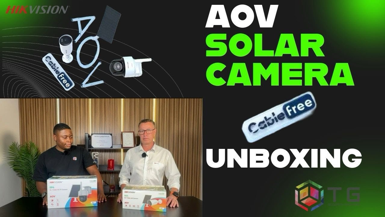 Hikvision AOV Solar Camera Unboxing | ft. TG Security Systems