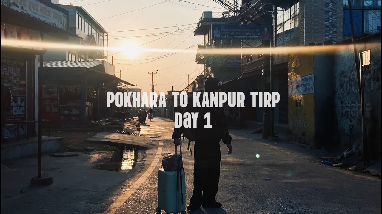DAY 1 POKHARA TO KANPUR VLOG FOR  UNDISPUTED INDIAN QUALIFIERS 2026