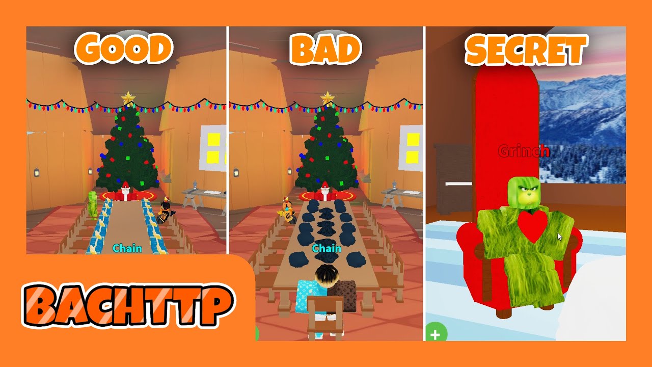 (MOST VIEWED AND LIKED VIDEO) Roblox The Grinch (STORY) - All 3 Endings!