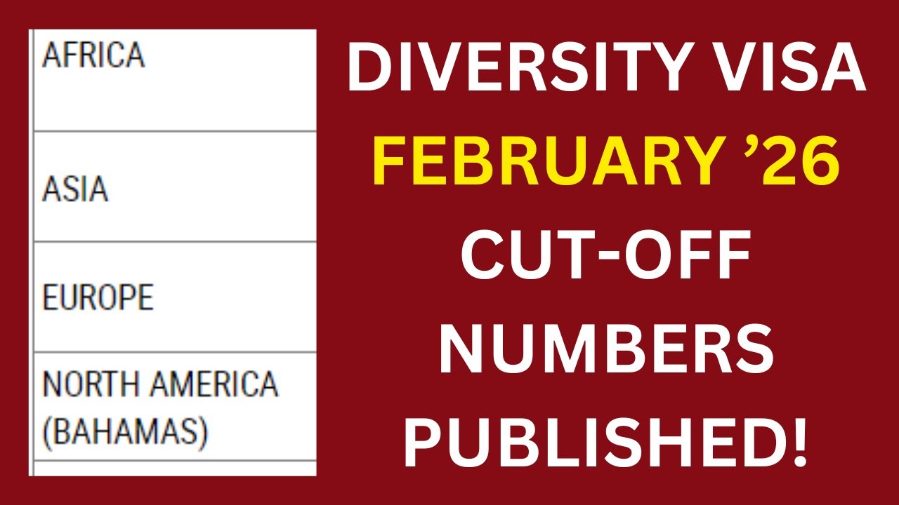 Проходные баллы для получения визы Diversity Visa в феврале 2026 года