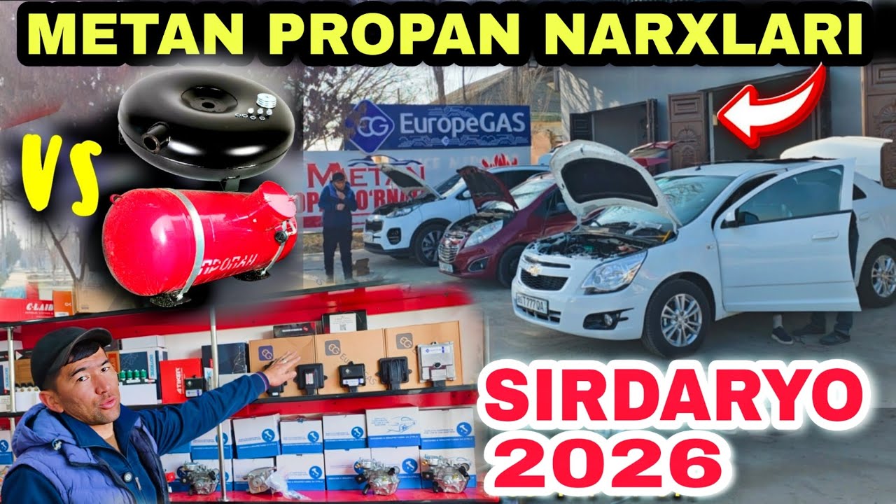 SIRDARYO GULISTON METAN PROPAN NARXLARI ENG ARZONI 12.VILOYATGA KAMOLIDDIN.UZ 