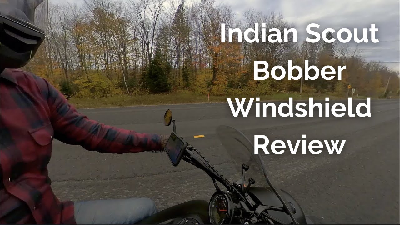 Indian Scout Bobber tall windshield 2021 review