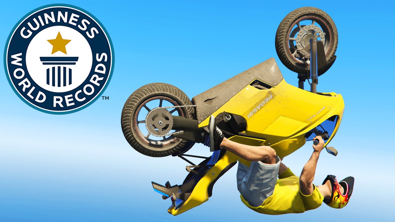 🔴WORLD RECORD: GLIDING For 4 HOURS STRAIGHT! 🏆 (GTA 5 Stunt Challenge)