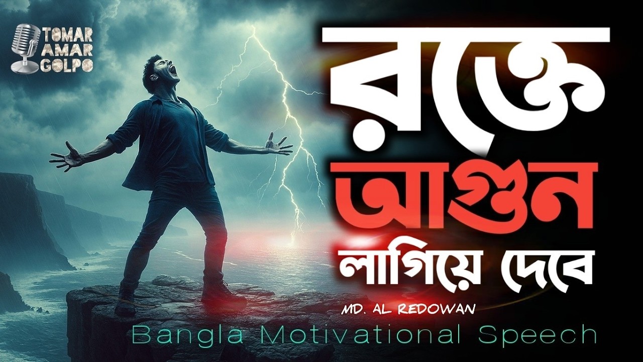 রক্তে আগুন লাগিয়ে দেওয়ার মতো বক্তব্য - Powerful Bangla Motivational Speech - Redowan