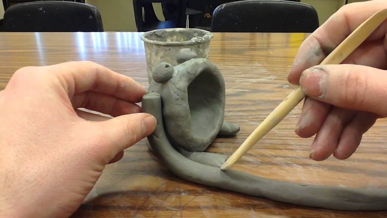 how to make a clay frog