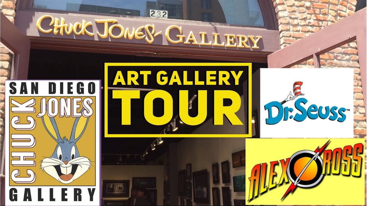 Chuck Jones Art Gallery Tour Looney Tunes Dr Suess Alex Ross SDCC 2018