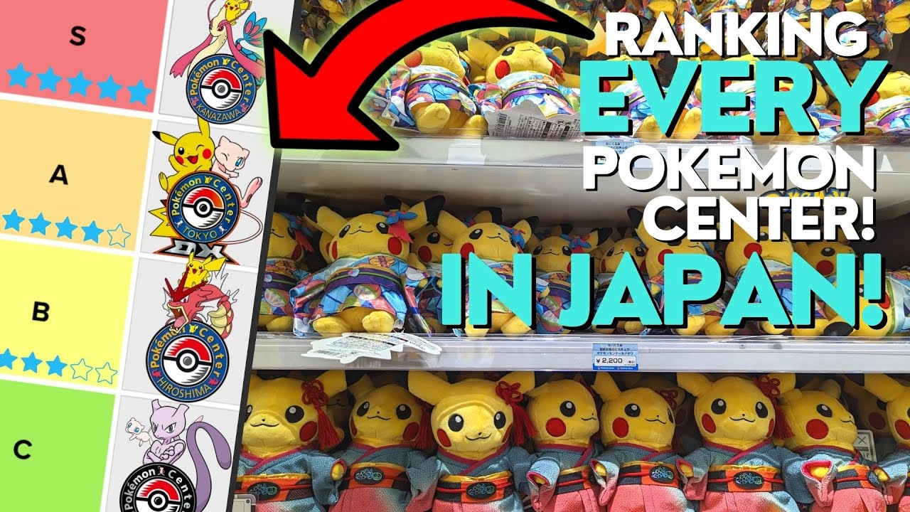 Ranking ALL Pokémon Centers in Japan! (Is Tokyo the BEST?)