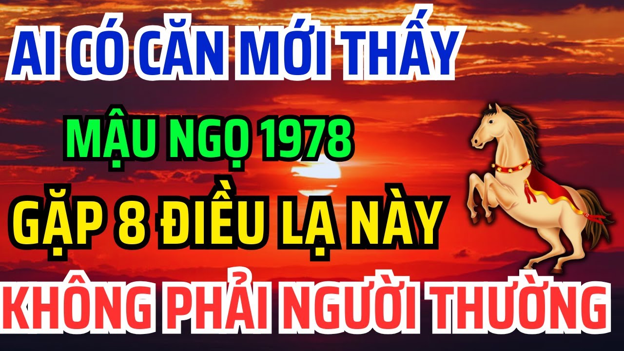 Tuổi Mậu Ngọ 1978 Được Tổ Tiên Phù Hộ, Ban Phước Thường Gặp 8 Việc Lạ Này, biết muộn là lỡ cả đời