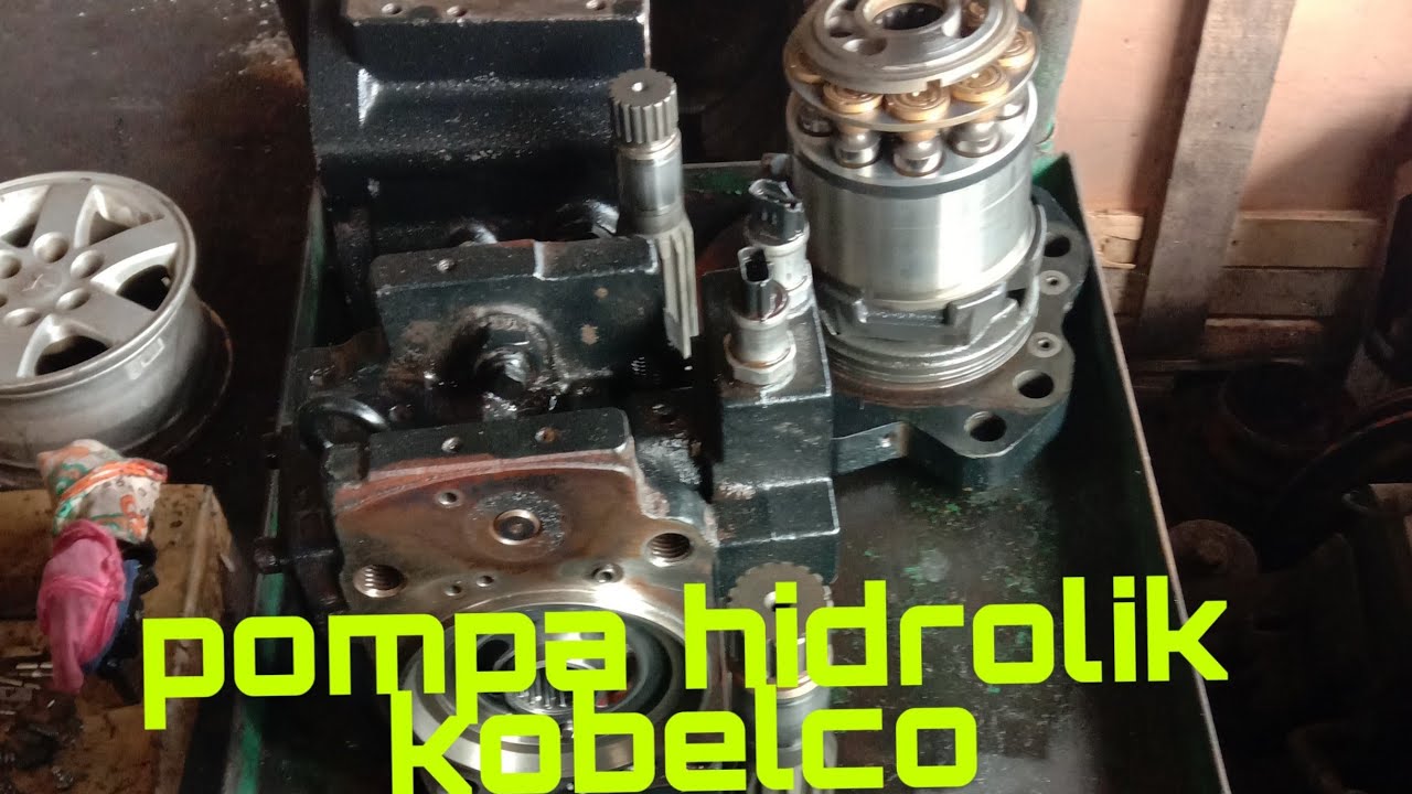 Tutorial pemasangan pompa hidrolik kobelco