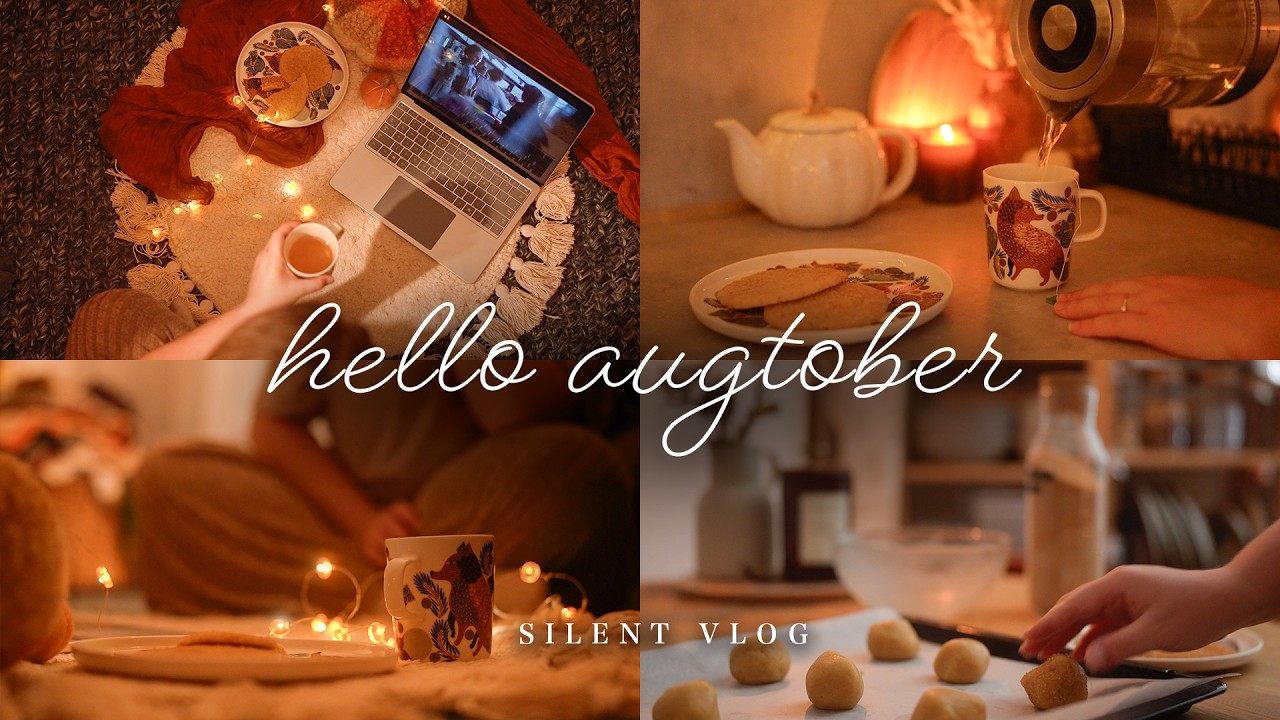 Przytulny sierpień🍂 | Spacer po polu pszenicy, pieczenie, jesienne książki | Cichy vlog