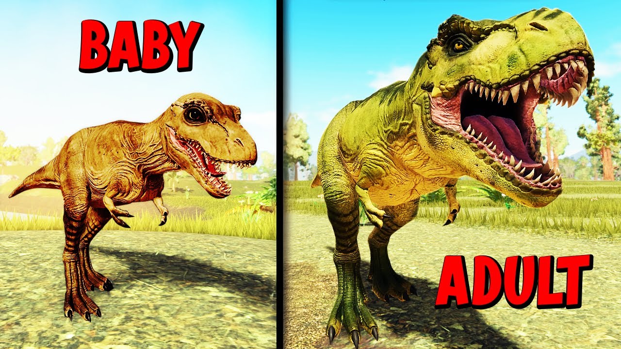 SURVIVING With NEW TREX UPDATE in DINOSAUR LIFE (Roblox)