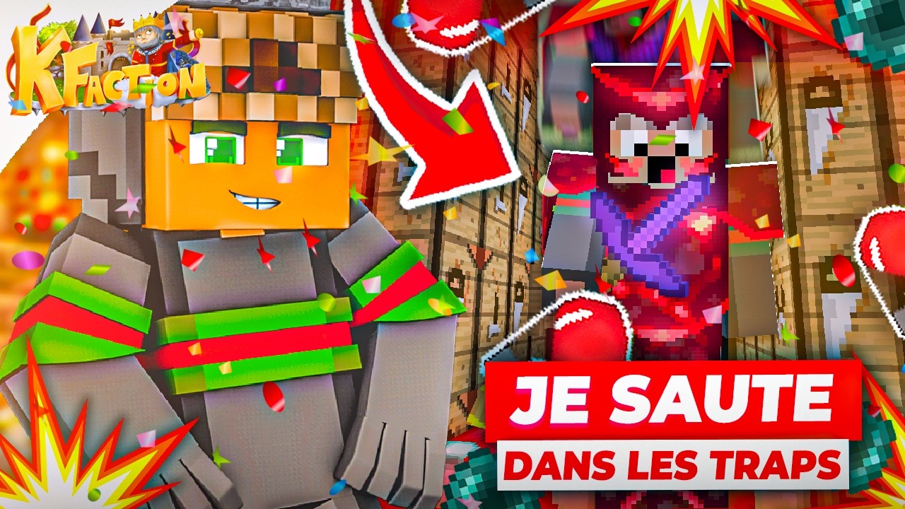 🍿 Je SAUTE dans les TRAPS DROP DE MASSE STUFF sur kFaction V10 ENFIN ! (cc 1000 pb's)