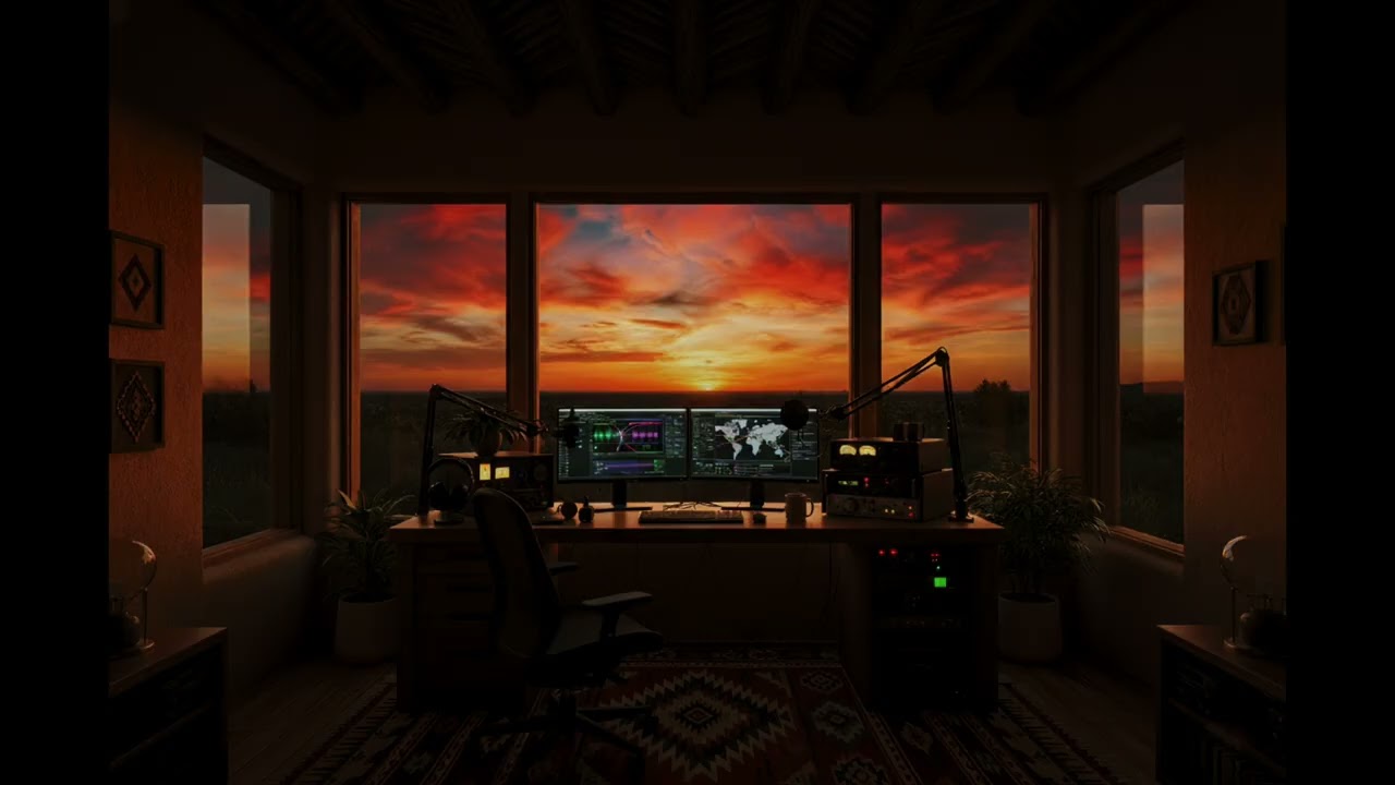 StudioSCP: High Desert Static | Shortwave Ambient | Chill Focus Sleep