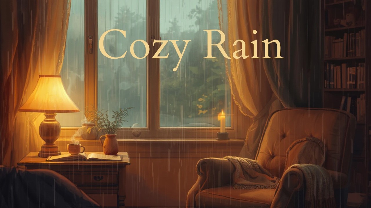 Deep Sleep Music for Overthinking Minds 🌧️ Cozy Rain on Window (3 Hours)