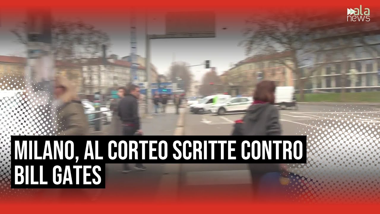 Milano, al corteo studentesco transfemminista scritte contro Bill Gates: 