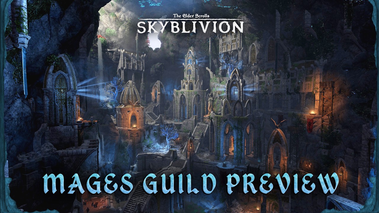 Предварительный обзор сюжетной линии Гильдии магов SKYBLIVION | Геймплей Oblivion Remake