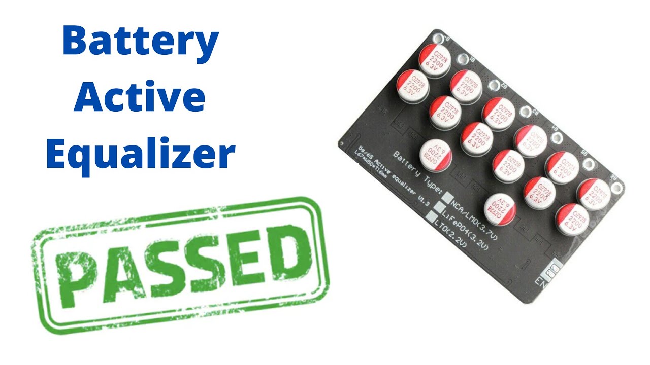 Detailed test of battery active equalizer 2A balancer.
