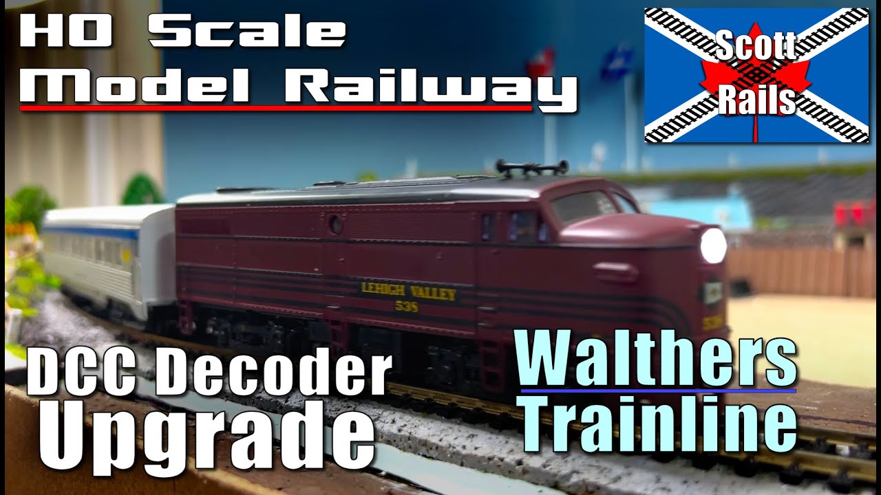 DCC Decoder Upgrade Walthers Trainline Lehigh Valley FA1