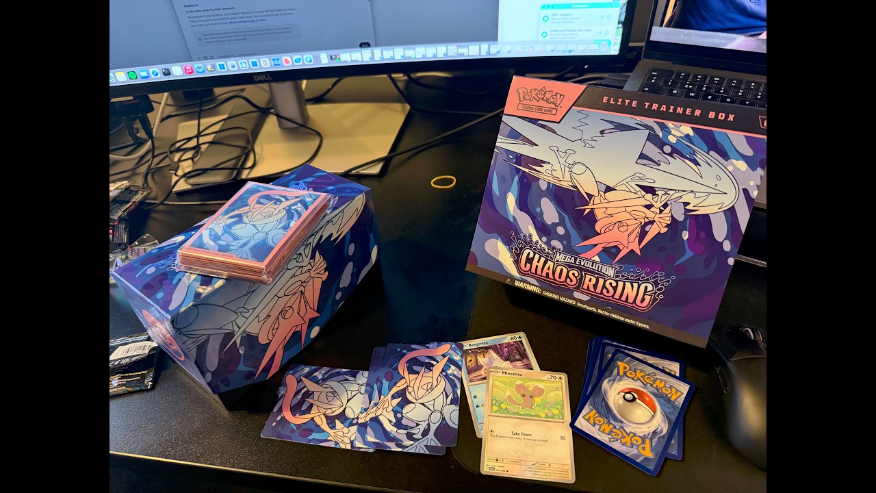 Sam&Max Box Ep1: Mega Evolution Chaos Rising Elite Trainer Unboxing