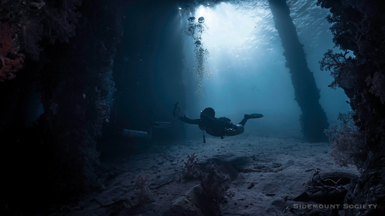 Sidemount Diving under an Enchanted Pier
