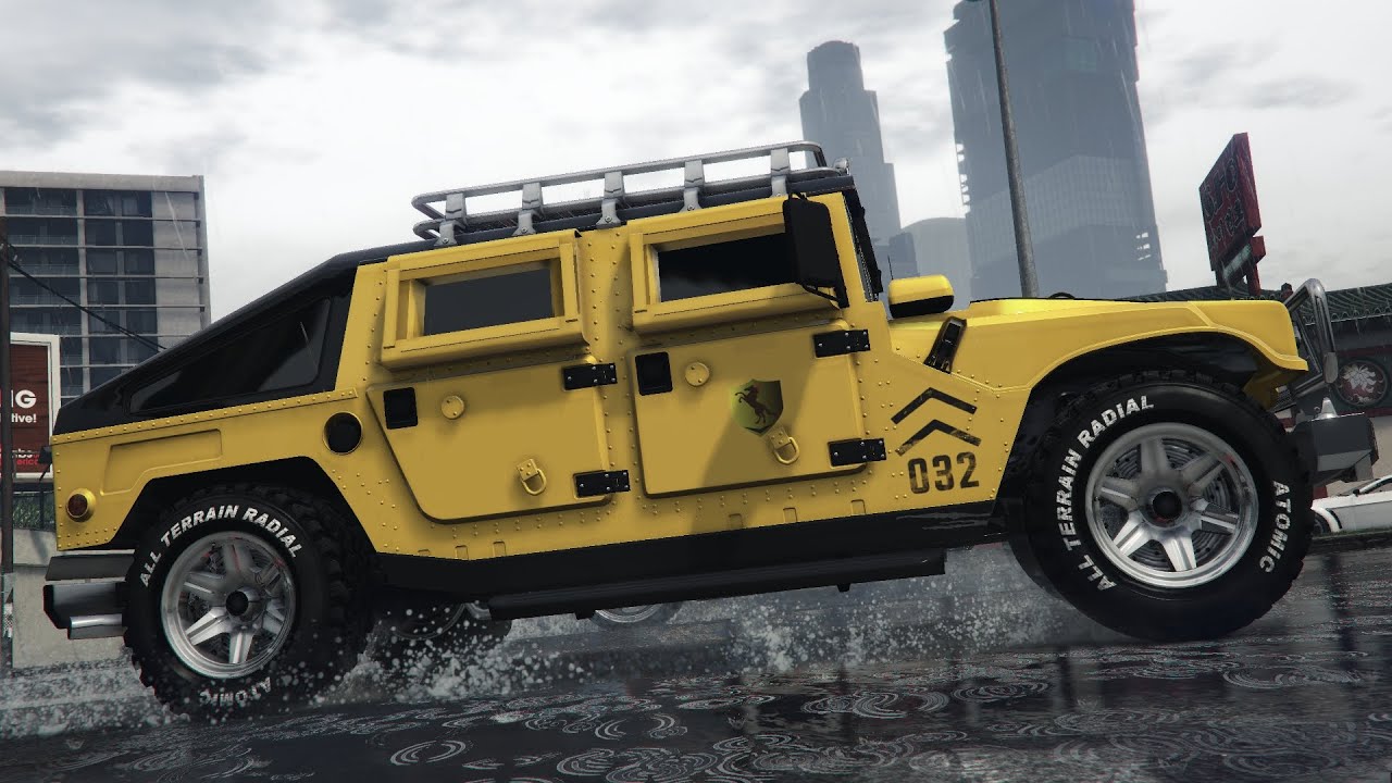 ASKERİ ÜSSÜN BELALISI HUMMER H1 (GTA 5 The Contract DLC)