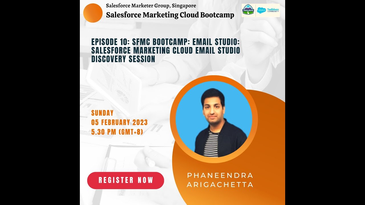 Episode 10: SFMC Bootcamp: Email Studio: Salesforce Marketing Cloud Email Studio Discovery Session