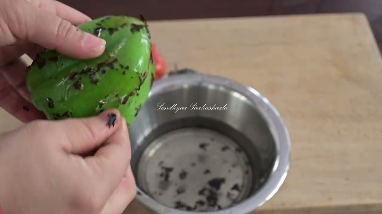 curd simla mirch ||Dahi Burnt Alu shimla mirch curd capsicum/ಆಹಾಎಂಥಾ ರುಚಿ ಆಲೂ ದಪ್ಪಮೆಣಸಿನ ಮೊಸರುಸಾಸಿವೆ