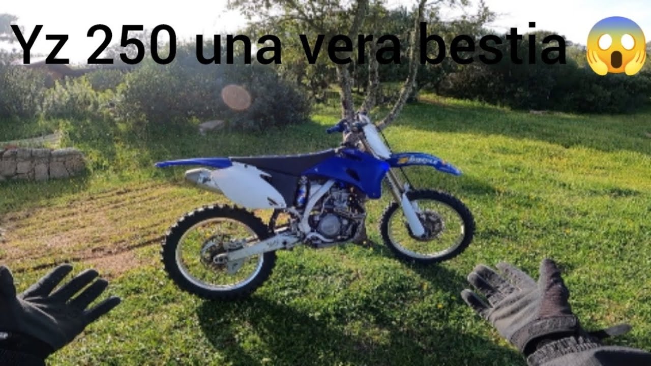 provo un yz 250 cross una bomba