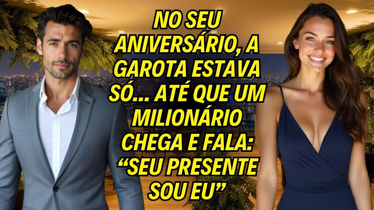 No Seu Aniversário, A Garota Estava Só... Até Que Um Milionário Chega E Fala: “Seu Presente Sou Eu”