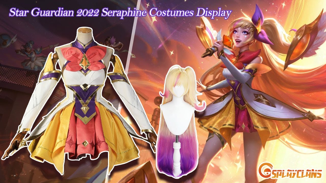 LOL Star Guardian 2022 Seraphine Cosplay Costumes Display