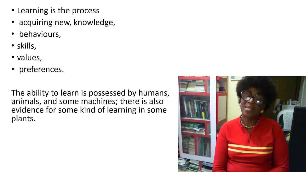 Module 7 Unit 2:  Learning
