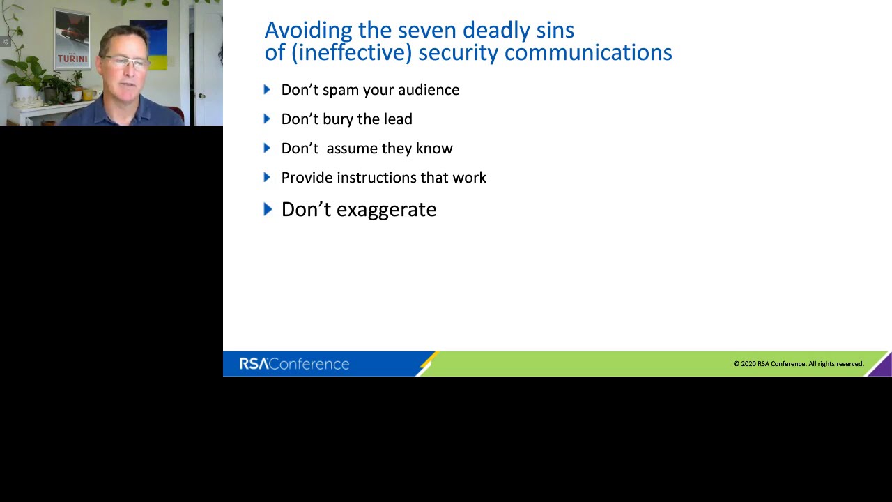 Webcast: Seven Deadly Sins of Security Communication Part I