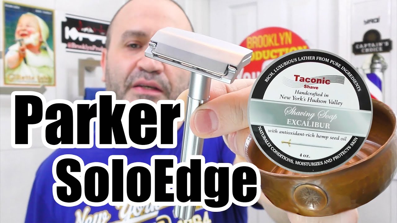 💈 Убийца кассетников - Parker SoloEdge | Техника бритья Г образным станком для новичков | SE Razor