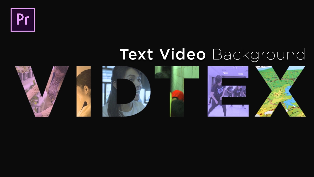 Premiere Pro Tutorial - Text Background Video [INDONESIA]