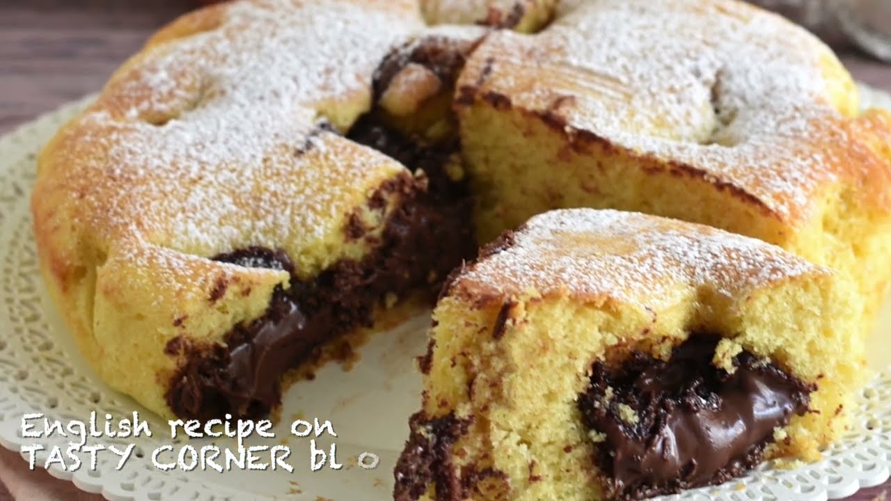 Torta farcita alla Nutella che rimane morbida | Nutella stuffed cake: easy and quick recipe