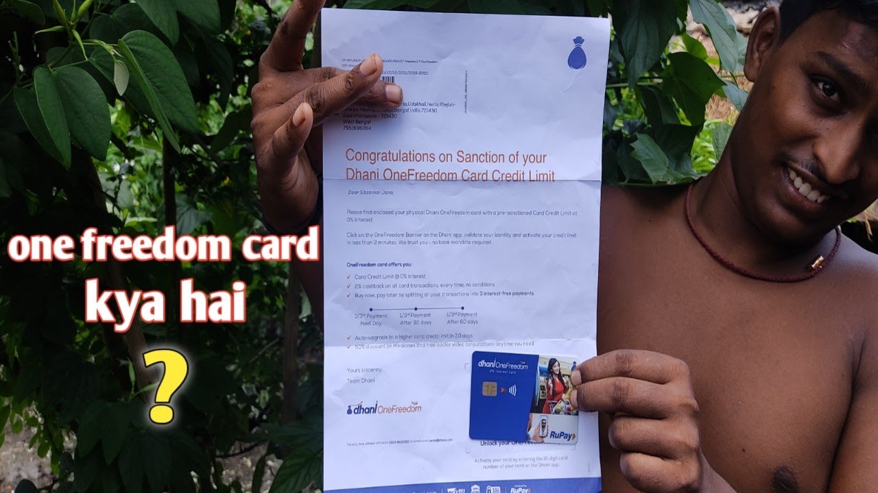 Dhani One freedom Card finally mera hat mein  ||  Dhani Card Unboxing and more information
